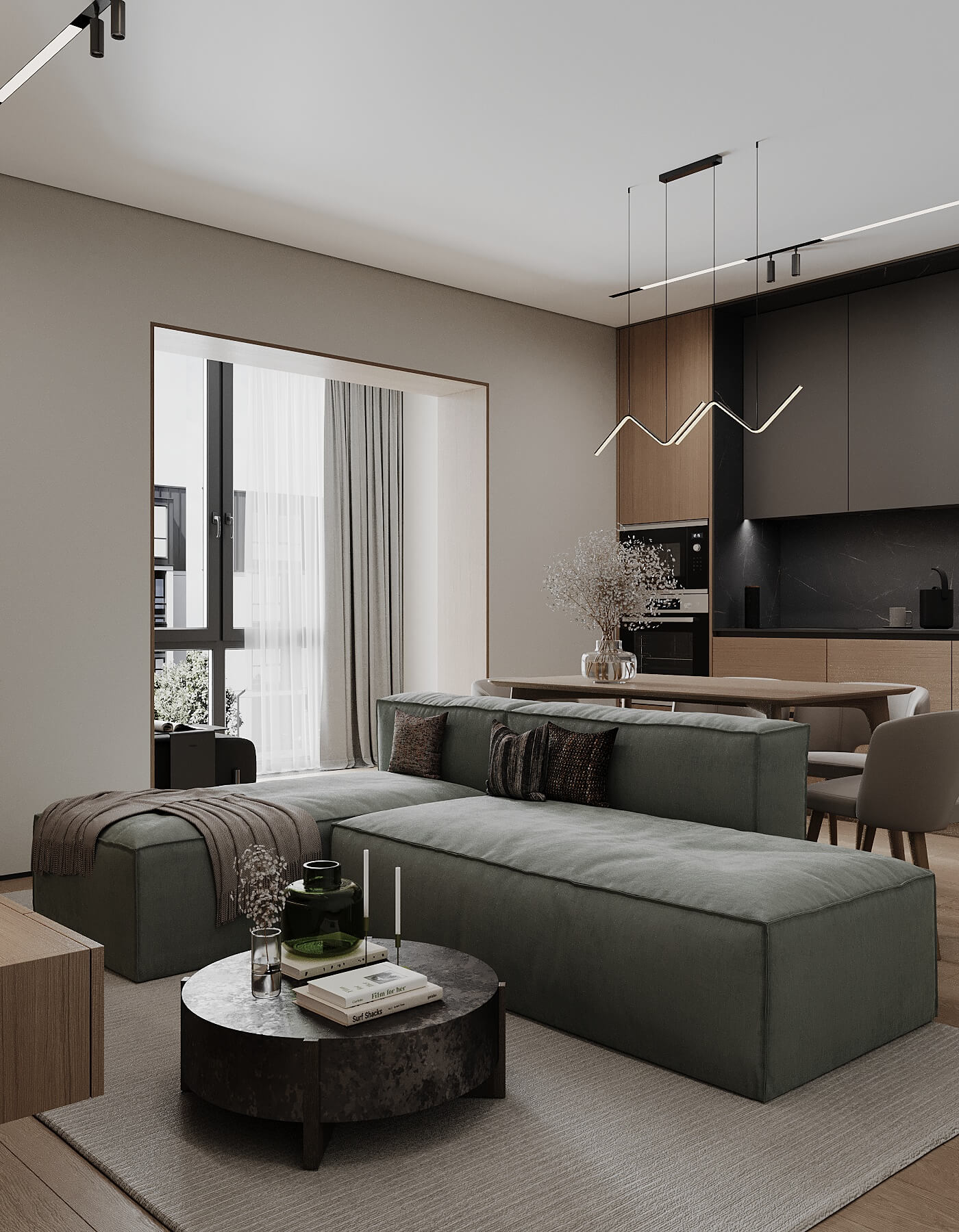 Кухня студія